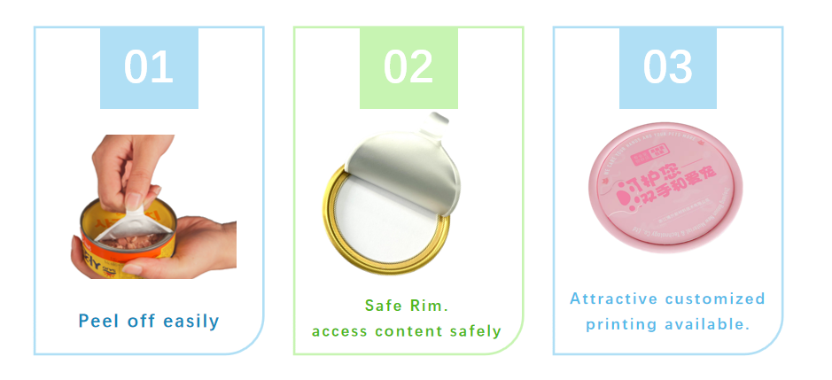 BNM - peel off end product feature